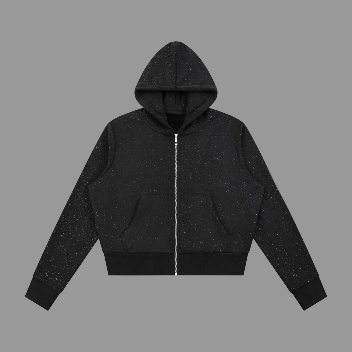 Women's Sparkle Fleece Zip Hoodie — 320gsm