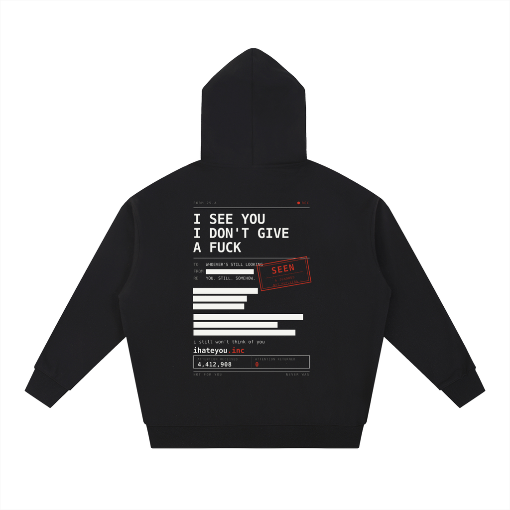 ihateyou.inc Heavyweight Hoodie