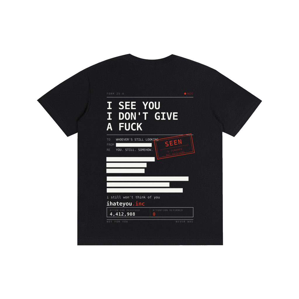 ihateyou.inc Tee — Black