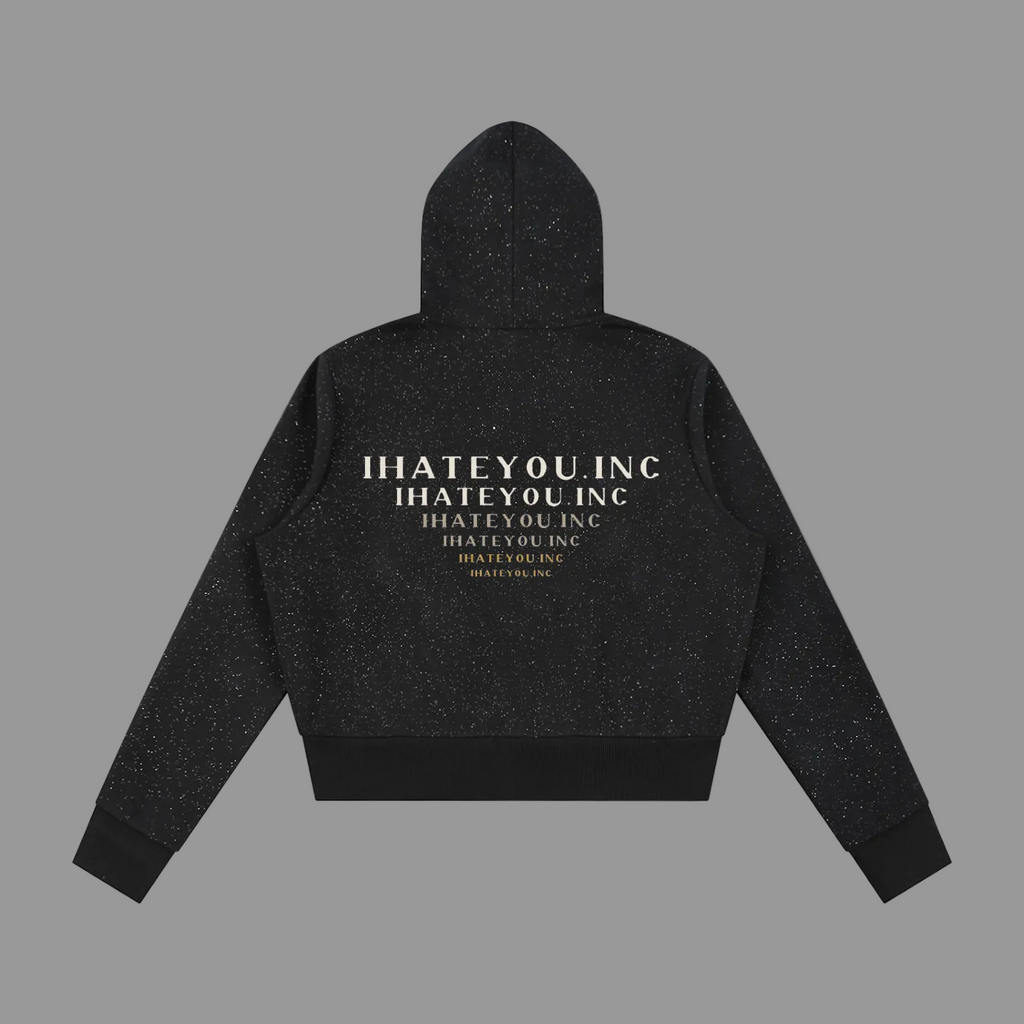 Women's Sparkle Fleece Zip Hoodie — 320gsm