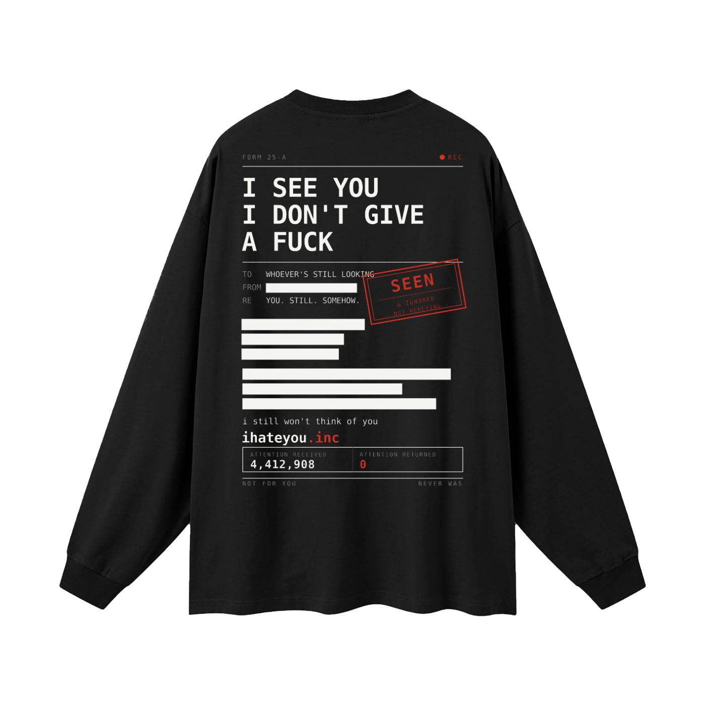 ihateyou.inc Longsleeve