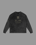 IHATEYOU.inc Acid-Wash Oversized Longsleeve — Black 250gsm — Archive 02 preview 1
