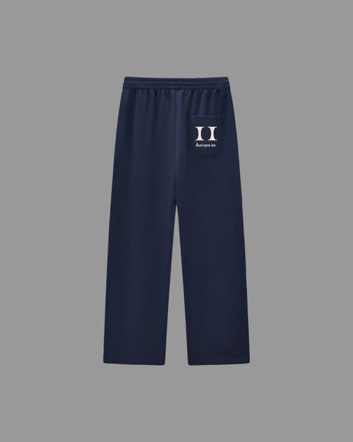 IHATEYOU.inc Curved Stripe Sweatpants — Black or Royal — Archive 02 preview 2