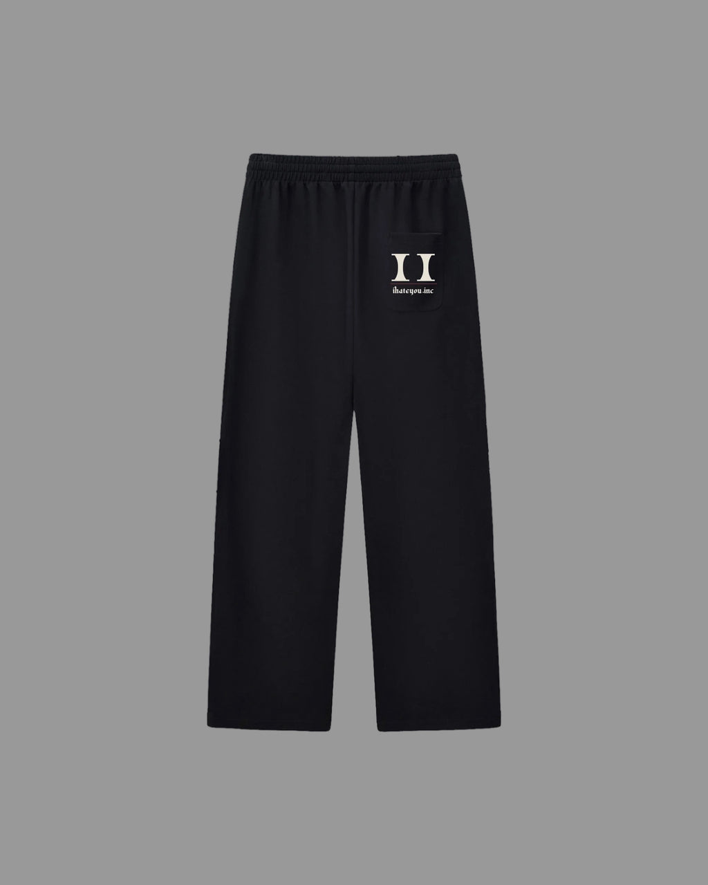 IHATEYOU.inc Curved Stripe Sweatpants — Black or Royal — Archive 02 preview 4