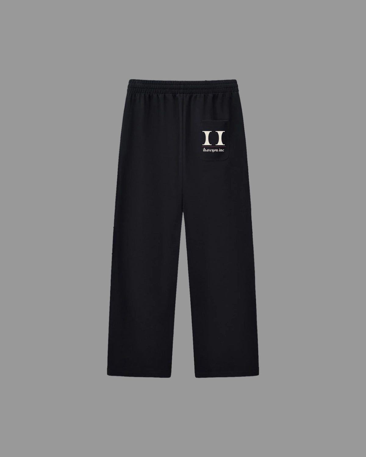 IHATEYOU.inc Curved Stripe Sweatpants — Black or Royal — Archive 02 preview 4