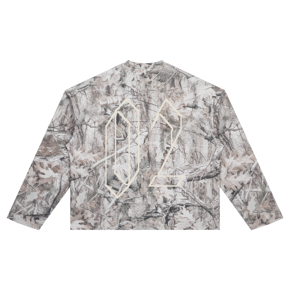 Tree Camo Waffle Longsleeve — 260gsm