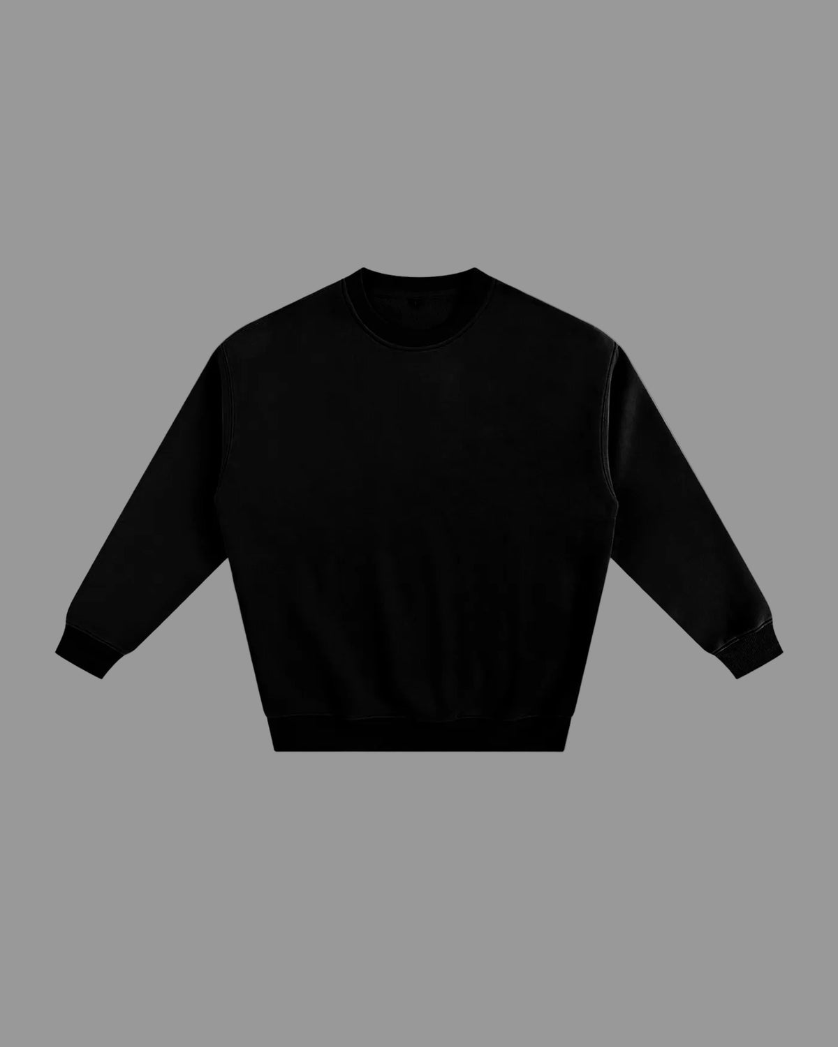 IHATEYOU.inc Fleece Crewneck Sweatshirt — Black 350gsm — Archive 02 preview 1
