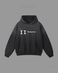 IHATEYOU.inc Sunfaded Oversized Hoodie — Black 400gsm — Archive 02 preview 1
