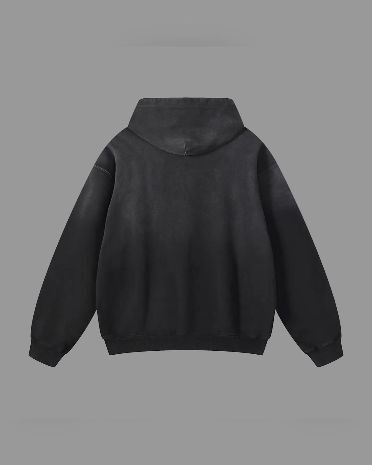 IHATEYOU.inc Sunfaded Oversized Hoodie — Black 400gsm — Archive 02 preview 2
