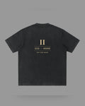 IHATEYOU.inc Frayed Vintage-Wash Tee — Black 430gsm — Archive 02 preview 1