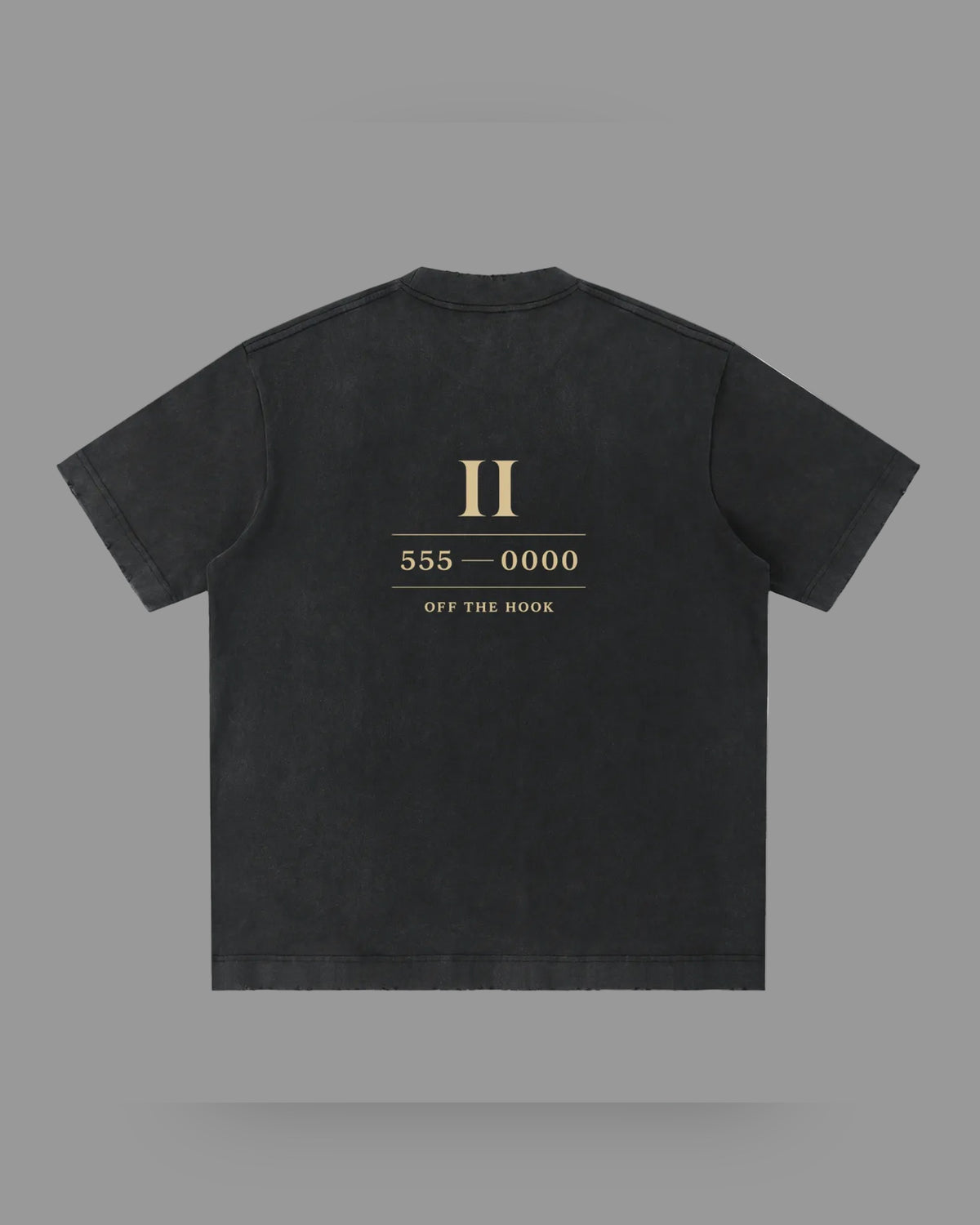 IHATEYOU.inc Frayed Vintage-Wash Tee — Apricot 430gsm — Archive 02 preview 1