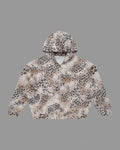 IHATEYOU.inc Leopard Vintage-Wash Zip Hoodie — Grey 360gsm — Archive 02 preview 1